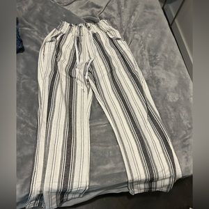 Striped Linen Pants